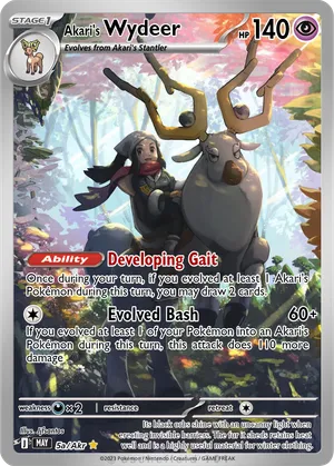 deer pokemon card Scarlet Violet Temporal Forces Single Uncommon Sawsbuck 17 this card is the perfect way to showcase your collection. Deerling #15 Prices | Pokemon