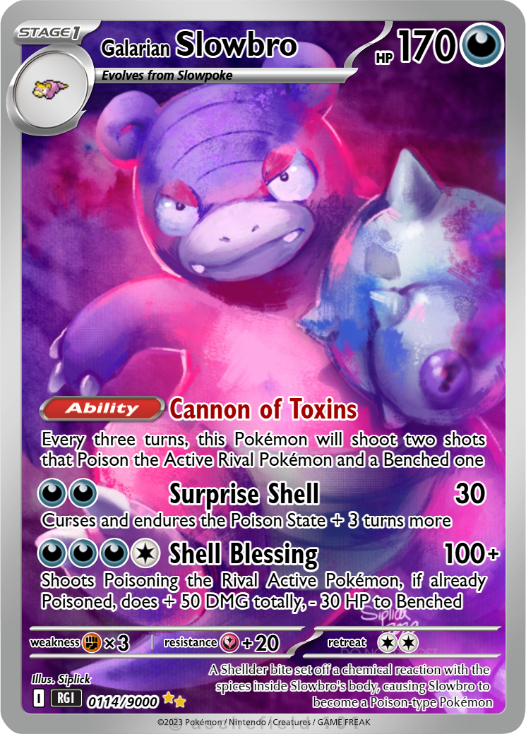 galarian slowbro pokemon card TCG Stage 1 Galarian Slowbro | Battle Styles