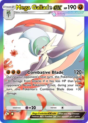 mega gallade pokemon card - Mega-Gallade-EX (35/110) - XY Roaring Skies Introducing the Pokmon Card Game Mega Special Card Set MGallade ex Korean Mega Gallade EX 031/078
