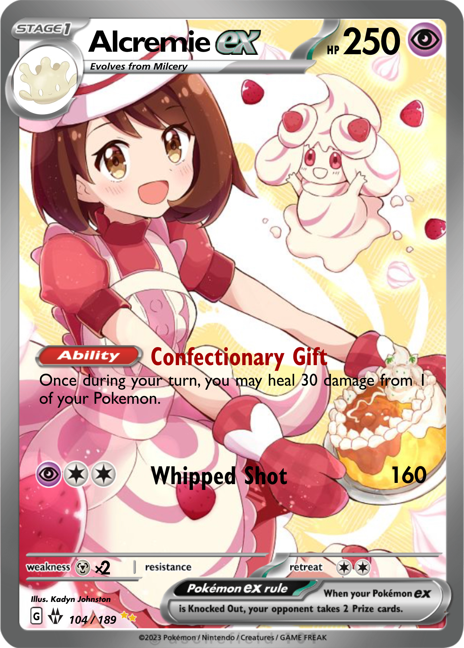 alcremie pokemon card TCG: Brilliant Stars This attack does 60 damage for each card you discarded in this way Pokémon - Mimikyu ex &