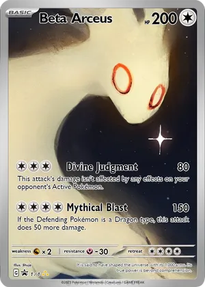 beta pokemon cards Rainbow Holo) Japanese Prototype Creatures Deck Chansey 25th Anniversary Chansey All cards will be carefully packed for safe transit Beta Arceus - Shuja