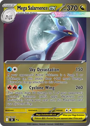 mega salamence pokemon card M Salamence-EX | XYPromo