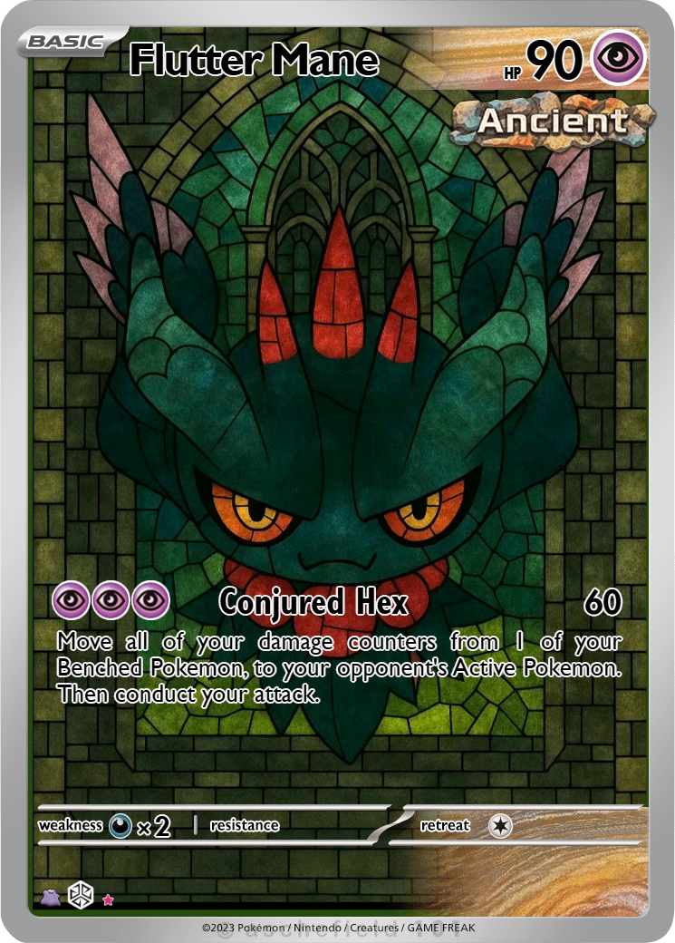 flutter mane pokemon card Amazon.com: Pokemon - Flutter Mane 078 - Trick or Trade 2024 - Cosmos Holo