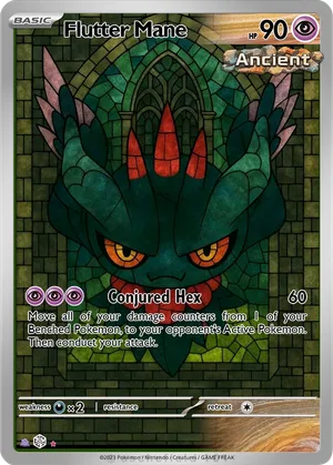 flutter mane pokemon card Amazon.com: Pokemon - Flutter Mane 078 - Trick or Trade 2024 - Cosmos Holo