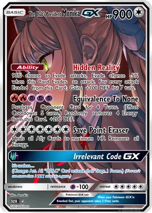 ddlc pokemon cards Dokis but are Pokemon cards! : r/DDLC