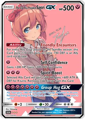 ddlc pokemon cards Pokemon Yuri DDLC 1