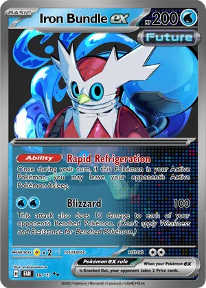 iron bundle pokemon card Pokemon TCG Iron Bundle 056/182 Future Paradox Rift PACK FRESH Free Shipping