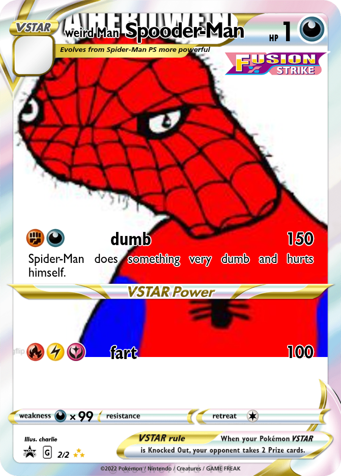 spider man pokemon card Spooder-Man These premium Spider-Man Trading Cards | GameStop