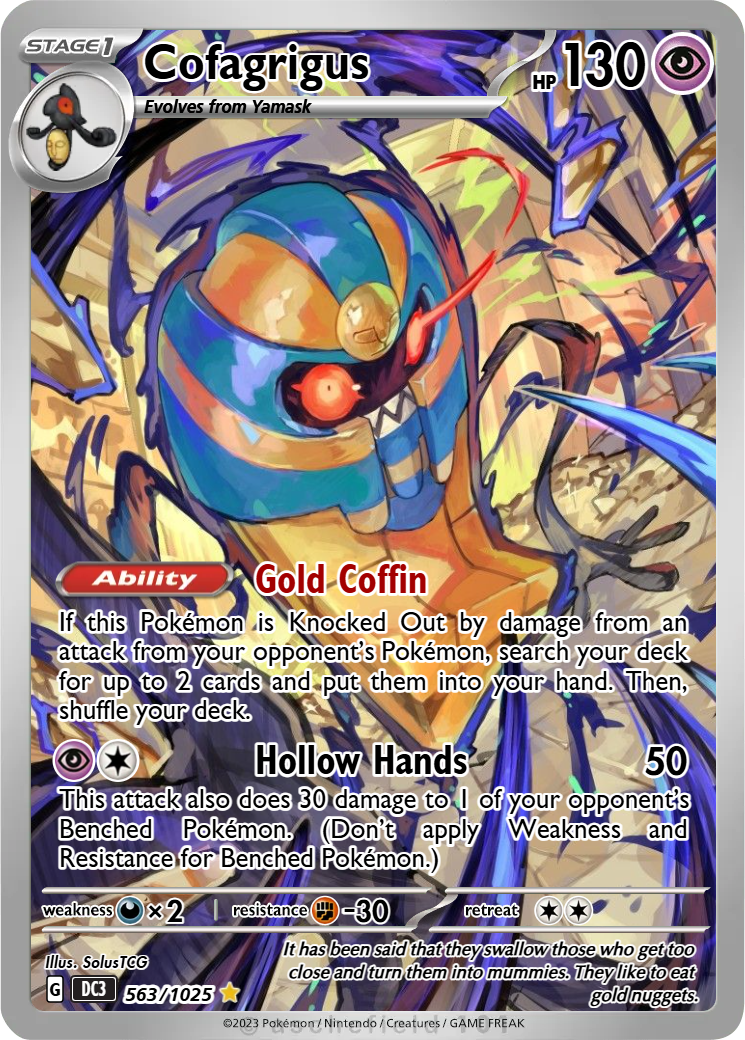 cofagrigus pokemon card 2025 Wht En-white Flare 123 Illustration Rare PSA 10 Graded All cards are pack fresh and Near Mint Cofagrigus Ex #224 Paradox Rift