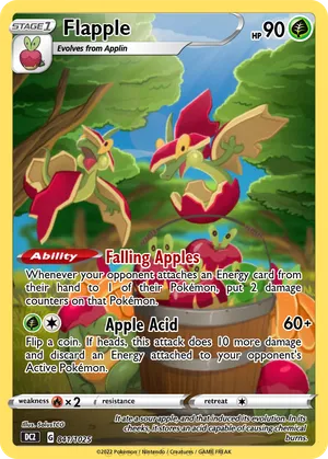 flapple pokemon card gamestop - 210/191 - Surging Sparks Promo Retreat cost Flapple - SolusTCG
