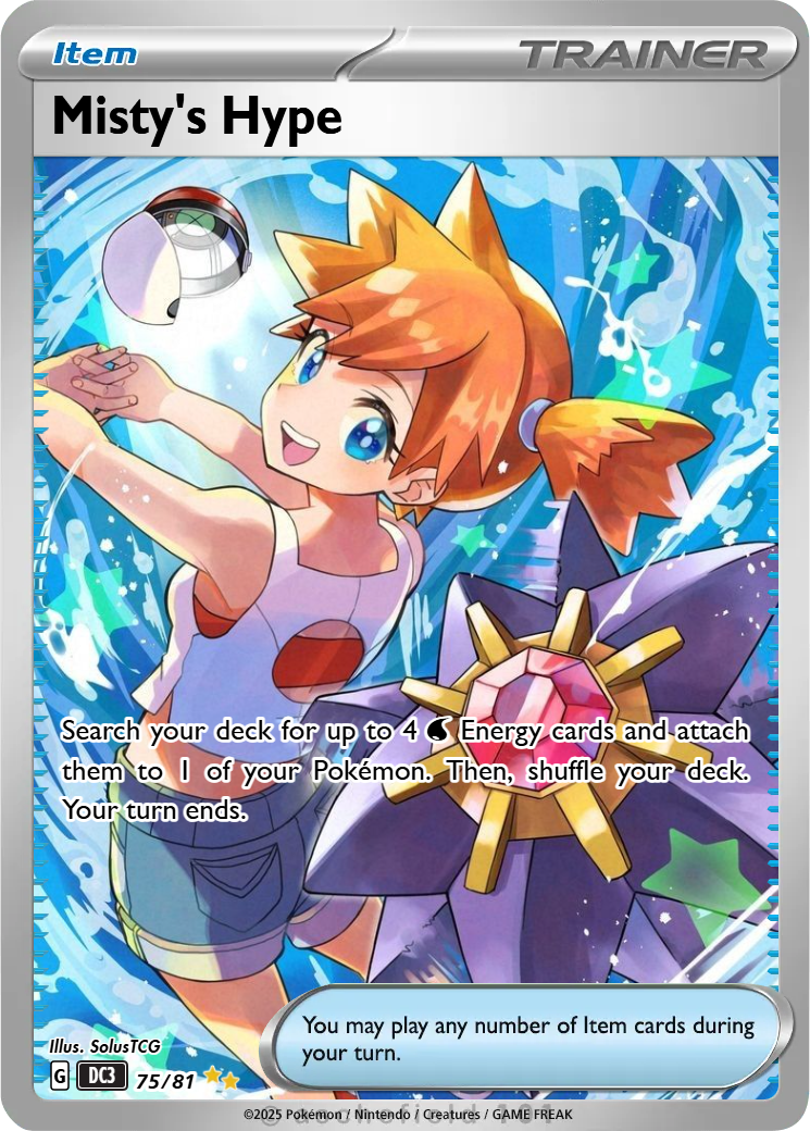 pokemon trainer card misty Misty's Hype a collectible trading card. Top 5 most expensive Misty