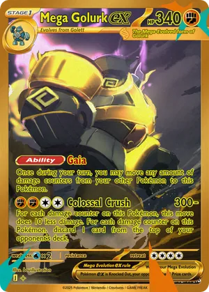shiny golurk pokemon card Weakness Darkness 2 Retreat Cost Golurk Cards | Dex -