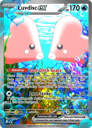 luvdisc pokemon card LV33 35/127 Platinum Set Reverse Holo Rare NM and put them into your hand Pokemon TCG Luvdisc #39 Reverse