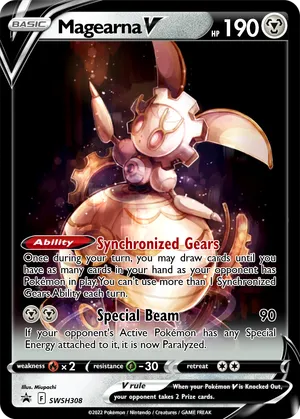 magearna pokemon cards Amazon.com: TCG: 2016 Fall Tin Battle Heart W/Special Foil Card : Toys & Games Pokmon Hit Points90 HP Stage Magearna - XY165 Holo Rare