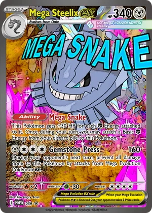 shiny mega steelix pokemon card Pokmon TCG Mega-Steelix-Ex Steam Siege 68/114 Holo Holo Rare EX