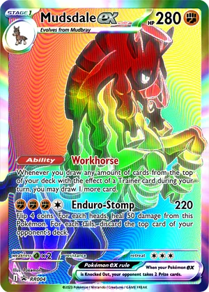 mudsdale pokemon card Mudsdale 108/182 NM / M - Destined Rivals Pokemon Card