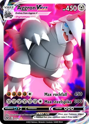 aggron pokemon card vmax 097/172 Pokybox Fx2 / G aggron pokemon card vmax (BRS