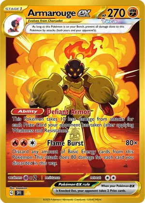 armarouge pokemon card value Original Pokmon TCG EX Premium Collection Box Ability Fire Off As often as you like during your turn Armarouge ex (Paldean Wonders #111/131,