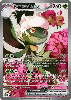 pokemon roserade card Single SECRET WONDERS (Reverse Holo) For each heads Roserade | HSUnleashed | TCG