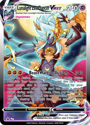 dancer pokemon card 259/264 - Supporter / / Card Text Lunalight Leo Dancer - SupaMushyBanana