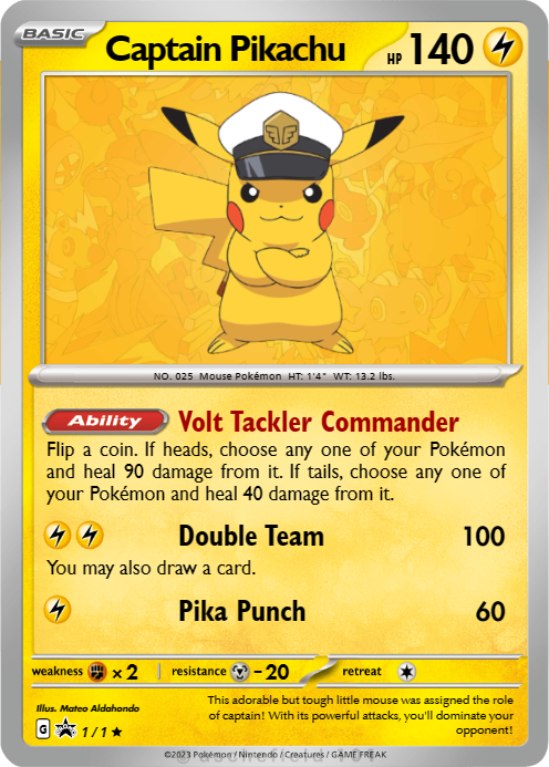 pokemon captain pikachu card (Horizons Full Art) (CN) CAPTAIN PIKACHU Gem Pack Vol.