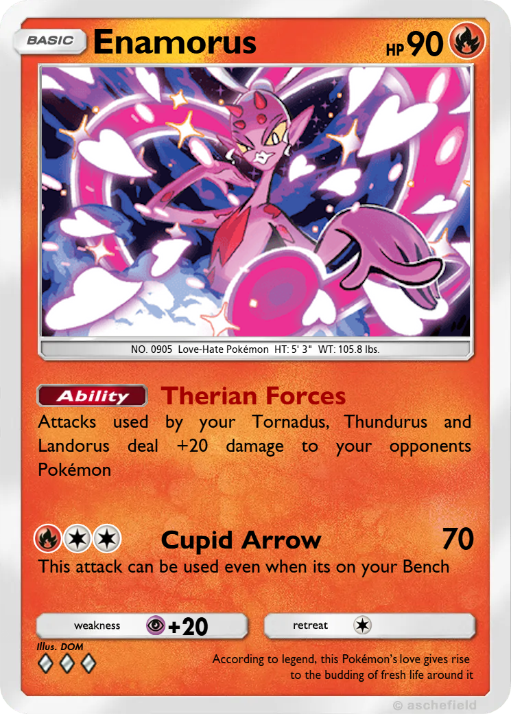 enamorus pokemon card SV5a 074/066 AR Heart Sign 30 Pokemon Card "Enamorus" s10a 080/071