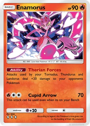 enamorus pokemon card SV5a 074/066 AR Heart Sign 30 Pokemon Card "Enamorus" s10a 080/071