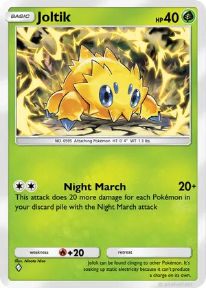 pokemon card joltik - 61/236 Flail Around Flip 3 coins Joltik - SuperiorFlare24