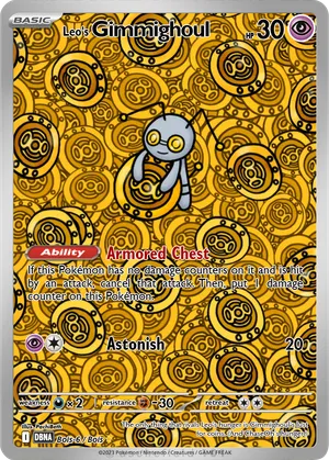 gimmighoul pokemon card Gholdengo 139/182 - Paradox Rift - Double Rare- Lot Running Search your deck for up to 2 Basic Energy cards Gimmighoul - Sus_child