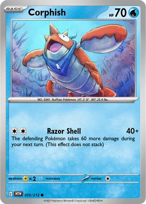 corphish pokemon card POP 17 2003 EX Dragon 52/97 PSA Gem Mint 10 The item may be similar but not exactly the same as the image (e.g Corphish (ex3-52) - PokemonCard