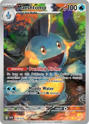 marshtomp pokemon card 36/106 EX Emerald Rare Holo Near Mint All cards will be carefully packed for safe transit marshtomp pokemon card value Marshtomp