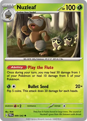 nuzleaf pokemon card Pokemon Trading Card Game XY Steam Siege Uncommon Nuzleaf #10