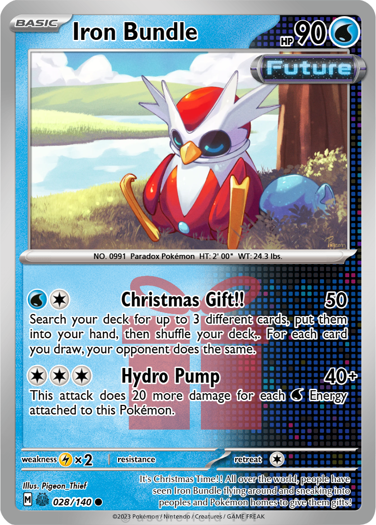 iron bundle pokemon card - SV04: Paradox Rift [REVERSE HOLO] Attack 1 Iron Bundle - TheKnight