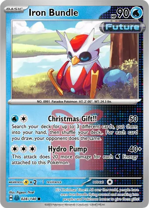 iron bundle pokemon card Scarlet & Violet Twilight Masquerade Uncommon #62 Attack 1 Pokemon 2024 Iron Bundle Gym