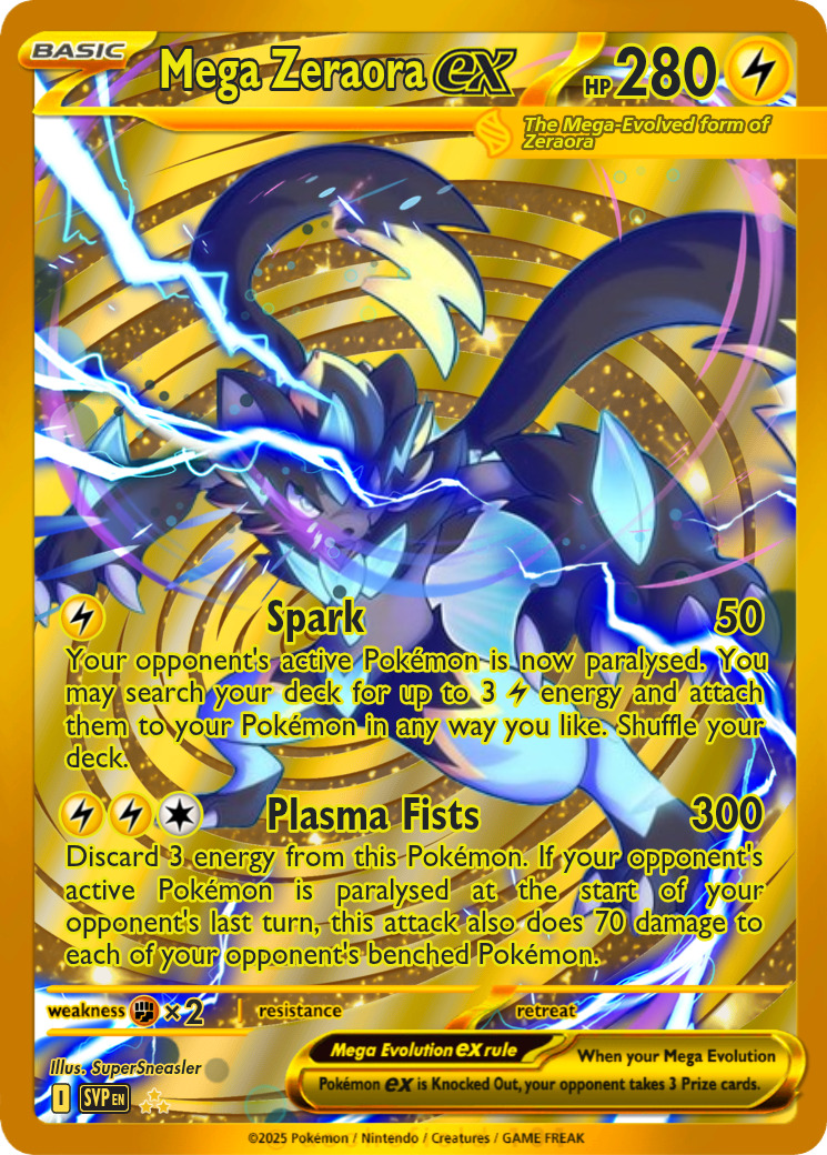 Mega Zeraora EX