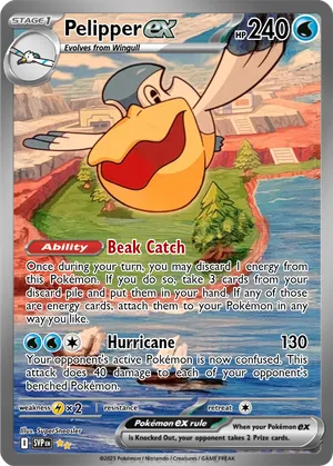 pelipper pokemon card Pelipper - SV: Paldean Fates