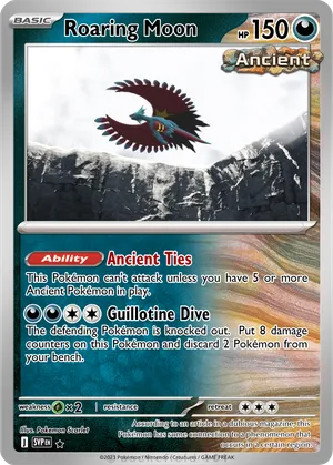 roaring moon pokemon card ancient The Roaring Moon Ancient Pokemon Trading Card 011/015