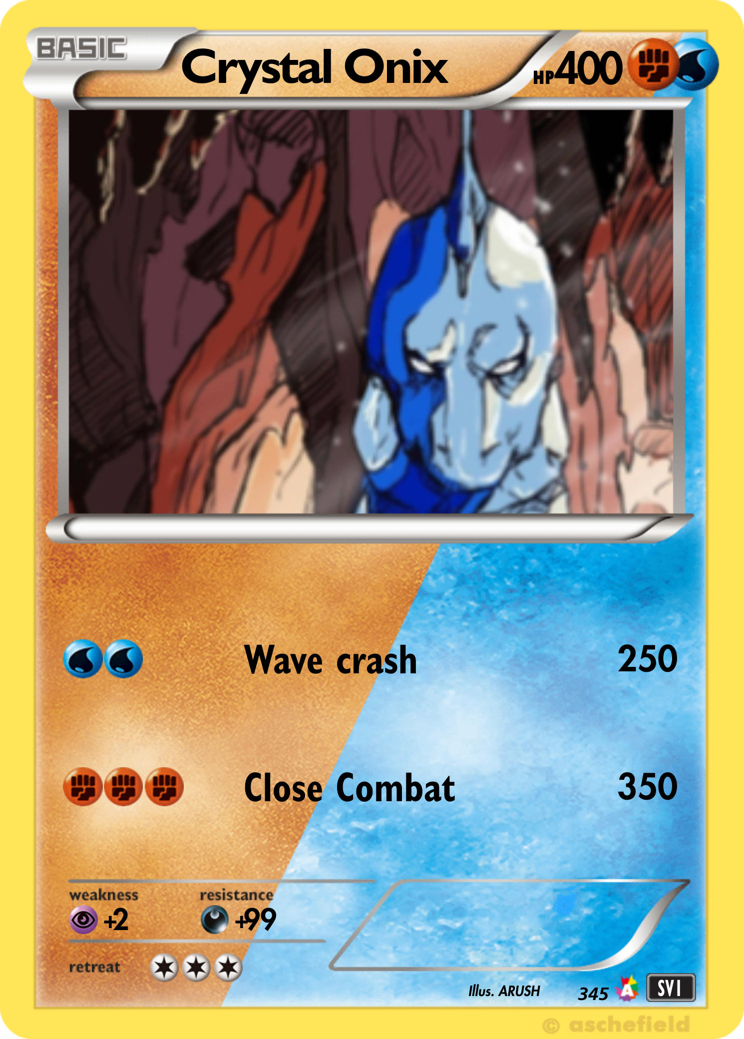 crystal onix pokemon card - 095/165 - Pokemon 151 - Reverse Foil Colorless Rock Throw (90) Weakness Grass 2 Resistance None None Retreat Cost What if Crystal Onix has
