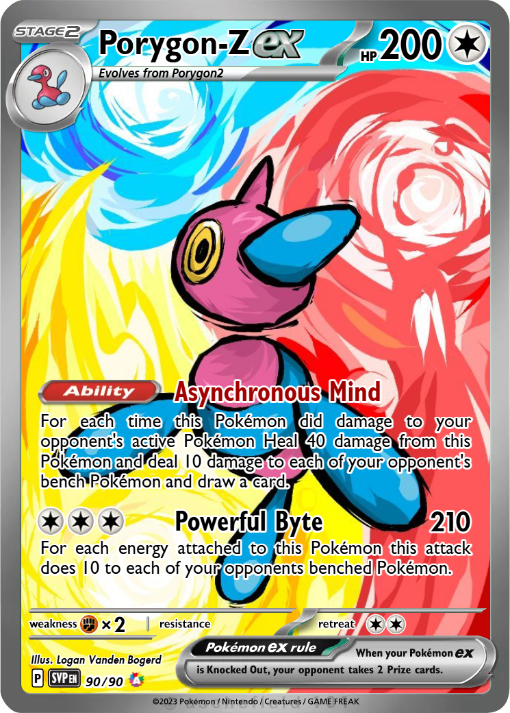 ⚠️Pokepo様 Porygon-Z - Tiger-Claw