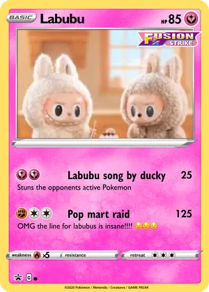 labubu pokemon cards Pokemon labubu 6