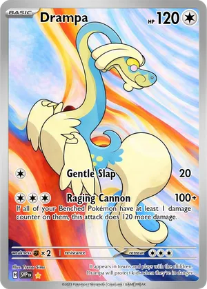 drampa pokemon card shiny Such a unique artwork, 184 from Temporal Forces has been slowly moving up in price adding $7 in the past week. What other cards do you think are slept on? #PokemonTCG # This is of the Ultra Rare rarity. Drampa GX #SV80 Prices |