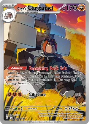garganacl pokemon card 2023 - Scarlet & Violet - Paradox Rift - Illustration Rare Anesaki Dynamic SV02 2023 Pokmon Scarlet & Violet