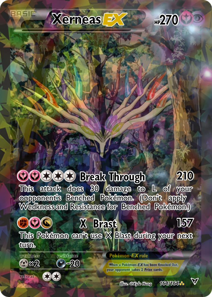 xerneas break pokemon card Xerneas BREAK