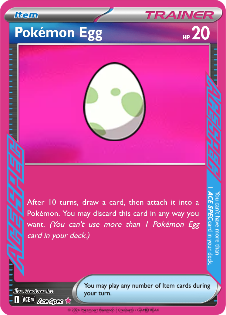 pokemon egg card Exeggcute - Pokmon TCG Pocket Card