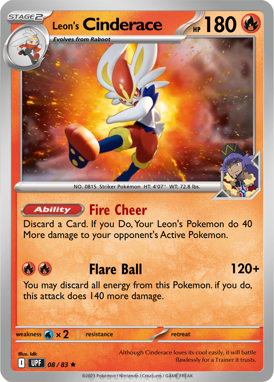 cinderace pokemon card VMAX Hyper Rare - 194/192 - Rebel Clash [RFD] Garnet Volley This attack does 180 damage to 1 of your opponents Pokmon Cinderace V & Vmax 045/264