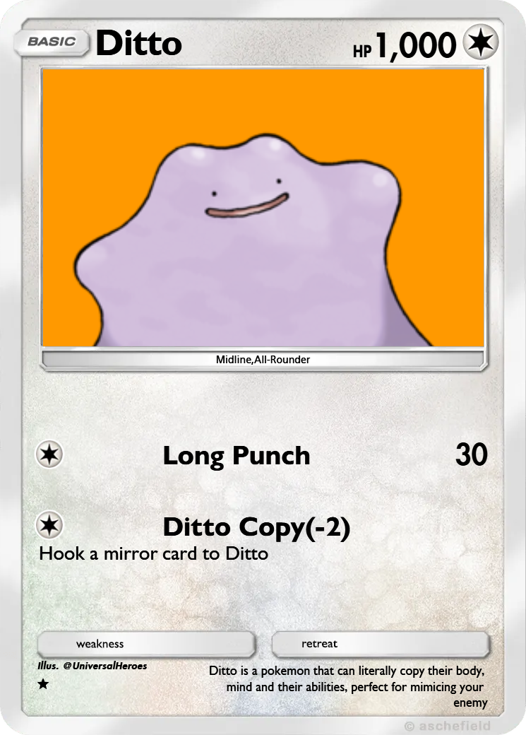 Ditto - UniversalHeroesAllStars