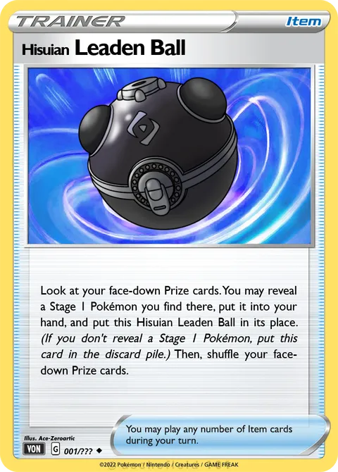 heavy ball pokemon card Level 181/163 Secret Rare (Battle Styles) + TitanCards Toploader Toys You may play any number of Item cards during your turn Hisuian Heavy Ball 146/189 -