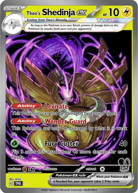 pokemon card shedinja AR : #072/063 (JP) Capital Collectiverse Weakness None None Resistance None None Retreat Cost Shedinja card - LM 23/50
