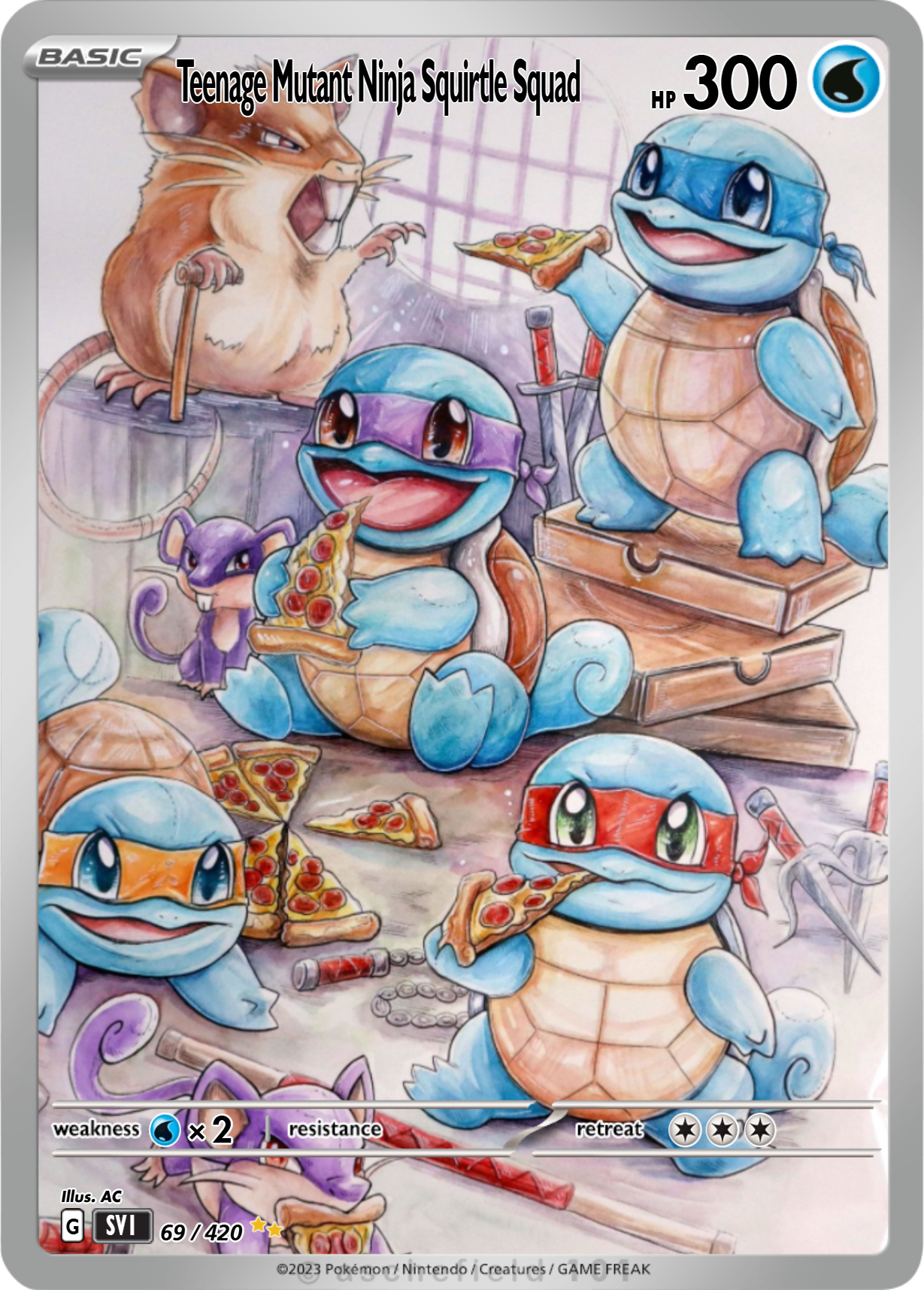 Teenage Mutant Ninja Squirtle Squad - Warloc