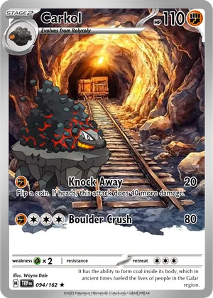 carkol pokemon card Carkol 79/163
